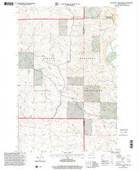 Download a high-resolution, GPS-compatible USGS topo map for Roosevelt Creek West, ND (2001 edition)