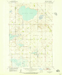 Download a high-resolution, GPS-compatible USGS topo map for Round Lake, ND (1956 edition)