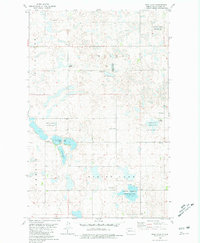 Download a high-resolution, GPS-compatible USGS topo map for Rush Lake, ND (1981 edition)