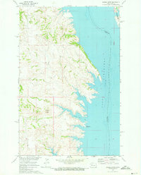 Download a high-resolution, GPS-compatible USGS topo map for Saddle Butte, ND (1973 edition)