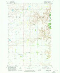 Download a high-resolution, GPS-compatible USGS topo map for Sanborn SE, ND (1973 edition)