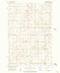 preview thumbnail of historical topo map of Dickey County, ND in 1956