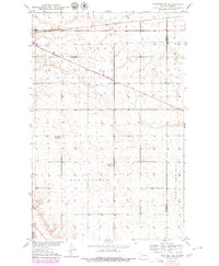 preview thumbnail of historical topo map of Ward County, ND in 1979