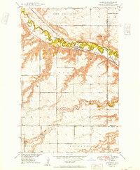 Download a high-resolution, GPS-compatible USGS topo map for Sawyer, ND (1949 edition)