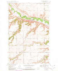 Download a high-resolution, GPS-compatible USGS topo map for Sawyer, ND (1981 edition)
