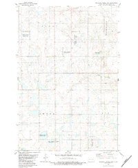 preview thumbnail of historical topo map of LaMoure County, ND in 1982
