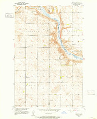 Download a high-resolution, GPS-compatible USGS topo map for Selz NE, ND (1952 edition)