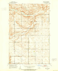Download a high-resolution, GPS-compatible USGS topo map for Selz NW, ND (1953 edition)