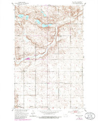 preview thumbnail of historical topo map of Pierce County, ND in 1951