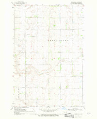 preview thumbnail of historical topo map of Steele County, ND in 1968
