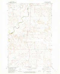 Download a high-resolution, GPS-compatible USGS topo map for Solen SW, ND (1973 edition)