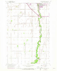Download a high-resolution, GPS-compatible USGS topo map for South West Fargo, ND (1973 edition)