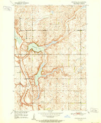Download a high-resolution, GPS-compatible USGS topo map for Spiritwood Lake, ND (1951 edition)