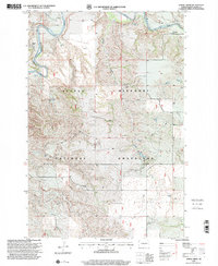 Download a high-resolution, GPS-compatible USGS topo map for Spring Creek, ND (2001 edition)