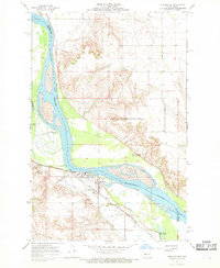 Download a high-resolution, GPS-compatible USGS topo map for Stanton SE, ND (1969 edition)
