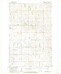 preview thumbnail of historical topo map of Ramsey County, ND in 1962