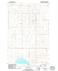 Download a high-resolution, GPS-compatible USGS topo map for Starkweather SE, ND (1994 edition)