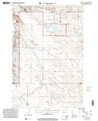 preview thumbnail of historical topo map of Slope County, ND in 1997