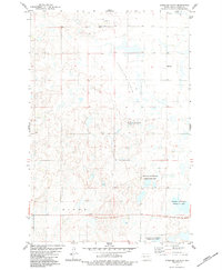 preview thumbnail of historical topo map of Logan County, ND in 1983