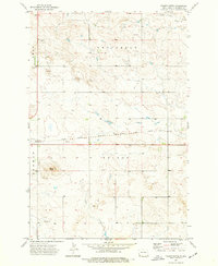 Download a high-resolution, GPS-compatible USGS topo map for Talbot Butte, ND (1977 edition)