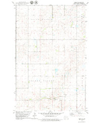 Download a high-resolution, GPS-compatible USGS topo map for Temple, ND (1979 edition)