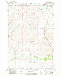 preview thumbnail of historical topo map of Emmons County, ND in 1971