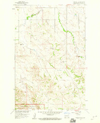 Download a high-resolution, GPS-compatible USGS topo map for Tepee Buttes, ND (1960 edition)