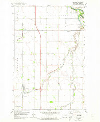 Download a high-resolution, GPS-compatible USGS topo map for Thompson, ND (1973 edition)