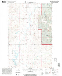 Download a high-resolution, GPS-compatible USGS topo map for Timber Prong Creek, ND (2001 edition)