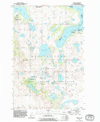 Download a high-resolution, GPS-compatible USGS topo map for Tokio, ND (1995 edition)