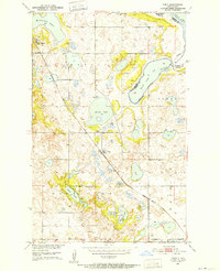 Download a high-resolution, GPS-compatible USGS topo map for Tokio, ND (1952 edition)