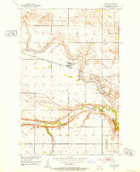 Download a high-resolution, GPS-compatible USGS topo map for Tolna, ND (1953 edition)