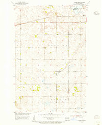 preview thumbnail of historical topo map of McHenry County, ND in 1954
