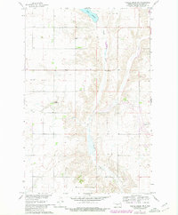 Download a high-resolution, GPS-compatible USGS topo map for Turtle Creek NW, ND (1980 edition)