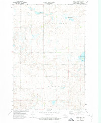 Download a high-resolution, GPS-compatible USGS topo map for Tuttle SW, ND (1974 edition)
