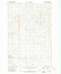 Download a high-resolution, GPS-compatible USGS topo map for Tuttle, ND (1974 edition)