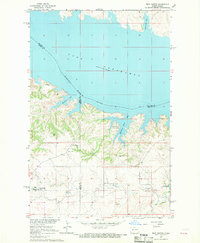 Download a high-resolution, GPS-compatible USGS topo map for Twin Buttes, ND (1969 edition)