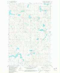 Download a high-resolution, GPS-compatible USGS topo map for Underdahl Lake, ND (1981 edition)