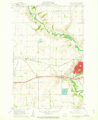 Download a high-resolution, GPS-compatible USGS topo map for Valley City West, ND (1963 edition)