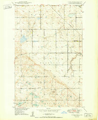 preview thumbnail of historical topo map of Burke County, ND in 1950