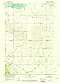 preview thumbnail of historical topo map of Sargent County, ND in 1958