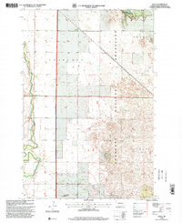 Download a high-resolution, GPS-compatible USGS topo map for Venlo, ND (2000 edition)