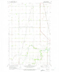 Download a high-resolution, GPS-compatible USGS topo map for Voss, ND (1975 edition)