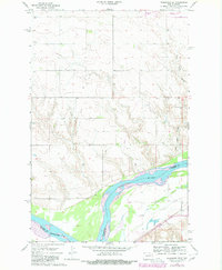 Download a high-resolution, GPS-compatible USGS topo map for Washburn SW, ND (1980 edition)