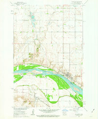 Download a high-resolution, GPS-compatible USGS topo map for Washburn, ND (1963 edition)