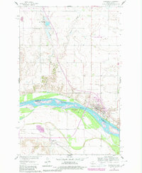 Download a high-resolution, GPS-compatible USGS topo map for Washburn, ND (1980 edition)