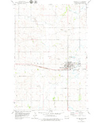 preview thumbnail of historical topo map of Watford City, ND in 1978