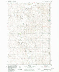 preview thumbnail of historical topo map of Emmons County, ND in 1980