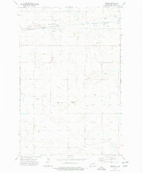 Download a high-resolution, GPS-compatible USGS topo map for Werner, ND (1977 edition)