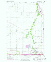 Download a high-resolution, GPS-compatible USGS topo map for West Fargo North, ND (1977 edition)